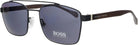 Hugo Boss Boss 1117/s 003/IR MATT BLACK Sunglasses Men's Metal, Standard, 57