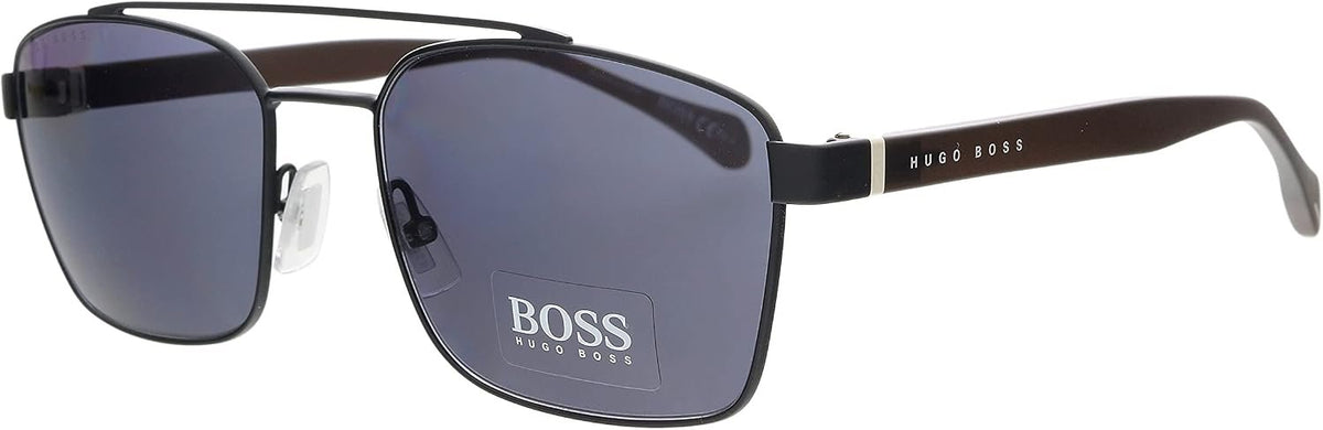 Hugo Boss Boss 1117/s 003/IR MATT BLACK Sunglasses Men's Metal, Standard, 57