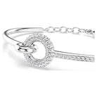 Swarovski Armreif Unisex Dextera Armreif Rundschliff Weiß 5743569