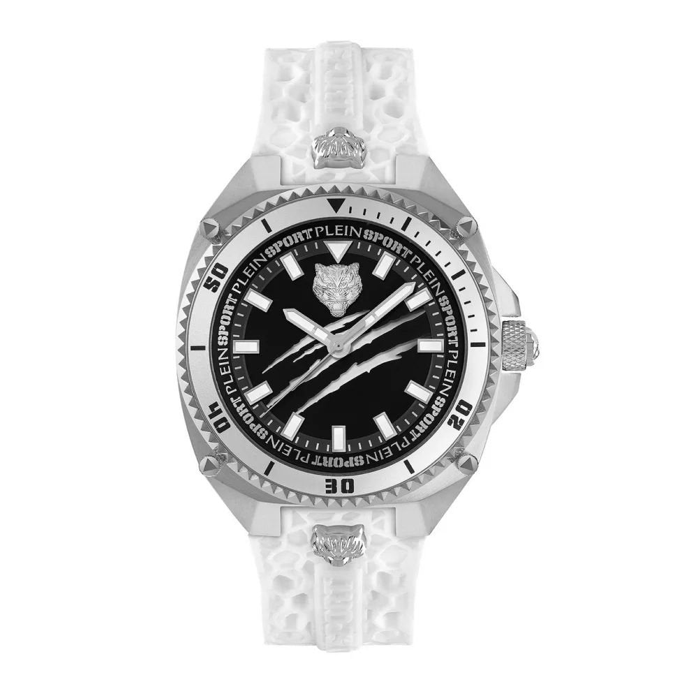 Plein Sport Uhr Unisex THUNDER FORCE PS8BA0224 Weiß / Schwarz