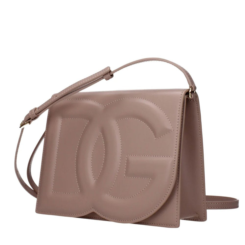 Dolce und Gabbana Umhängetasche Damen D&G Logo Beige BB7287 AW576 80402