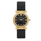 Versace Damenuhr Mini Vanity Schwarz/Gold VEGFA0125
