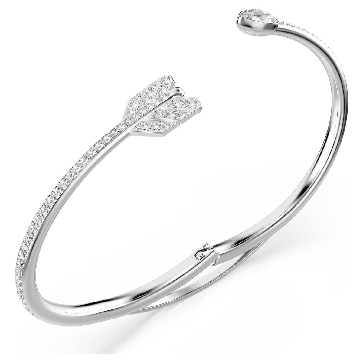 Swarovski Armreif Damen Idyllia Pfeil Weiß Rhodiniert L 5737263