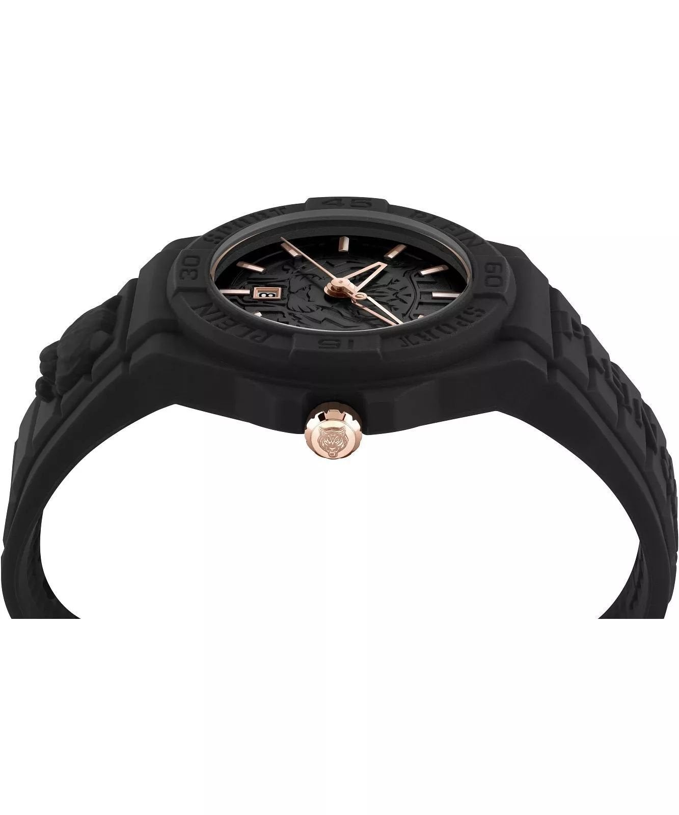 Philipp Plein Unisex Uhr New Fearless PSHDA0524 Schwarz Kunststoff 46 mm