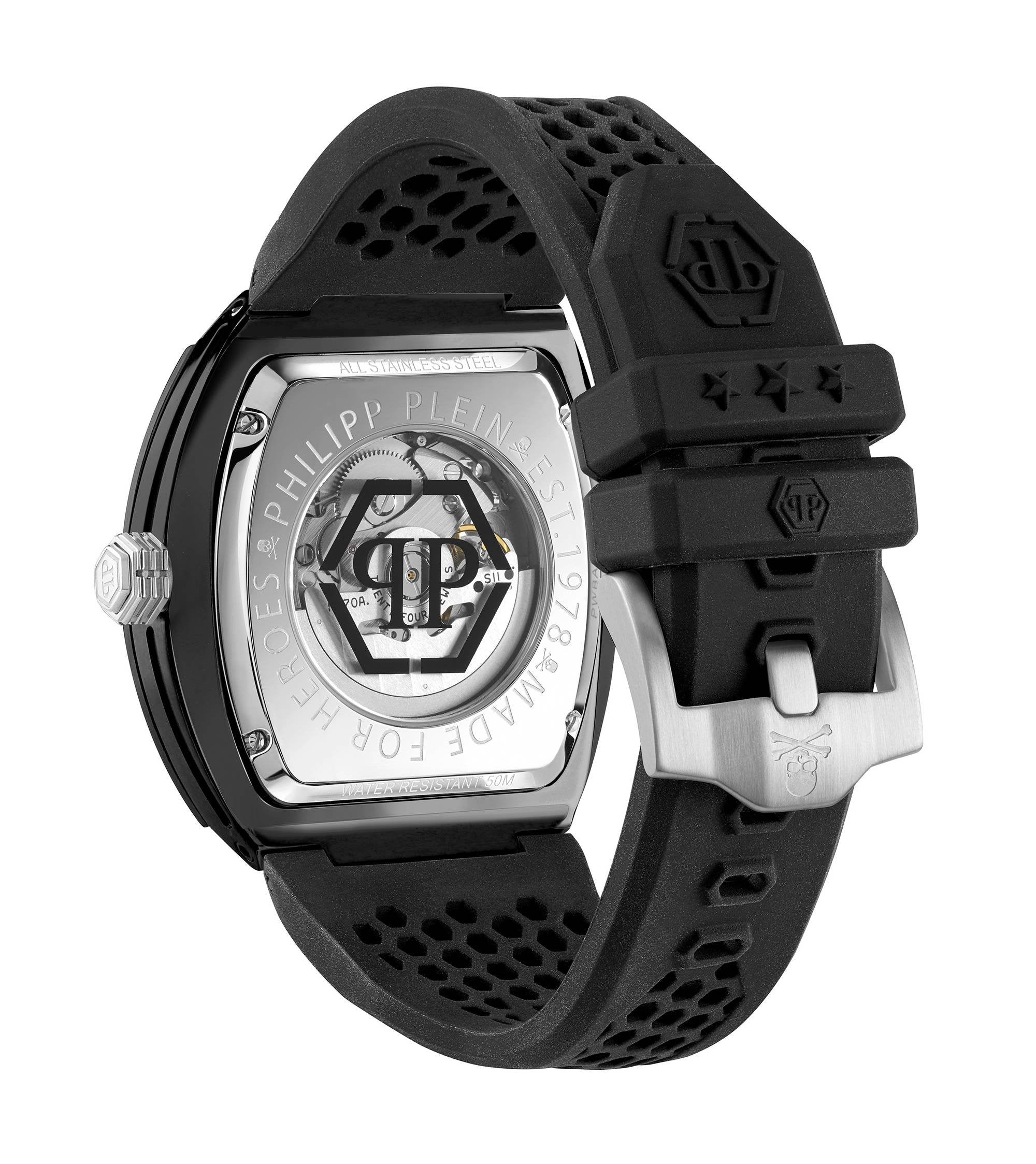 Philipp Plein Automatik Herrenuhr The $keleton Ecoceramic