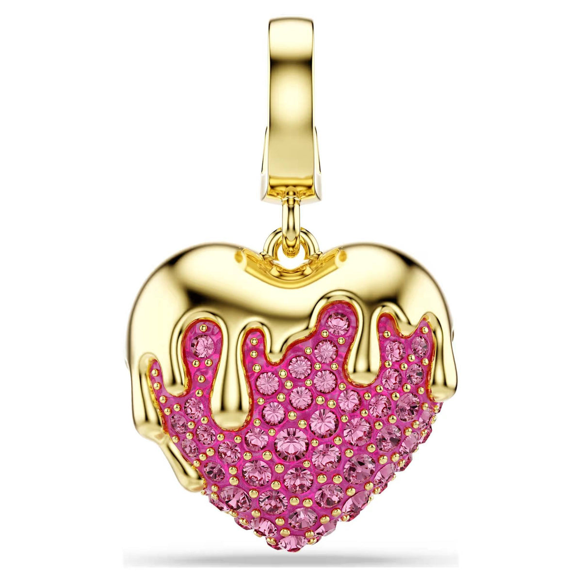 Swarovski Charm Damen Idyllia Herz Rosa Gold 5742953