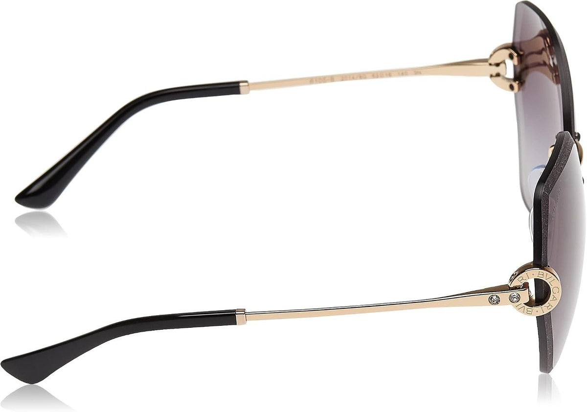 BULGARI Damen 0BV6105B 20148G 62 Sonnenbrille, Gold (Pink Gold/Greygradient)