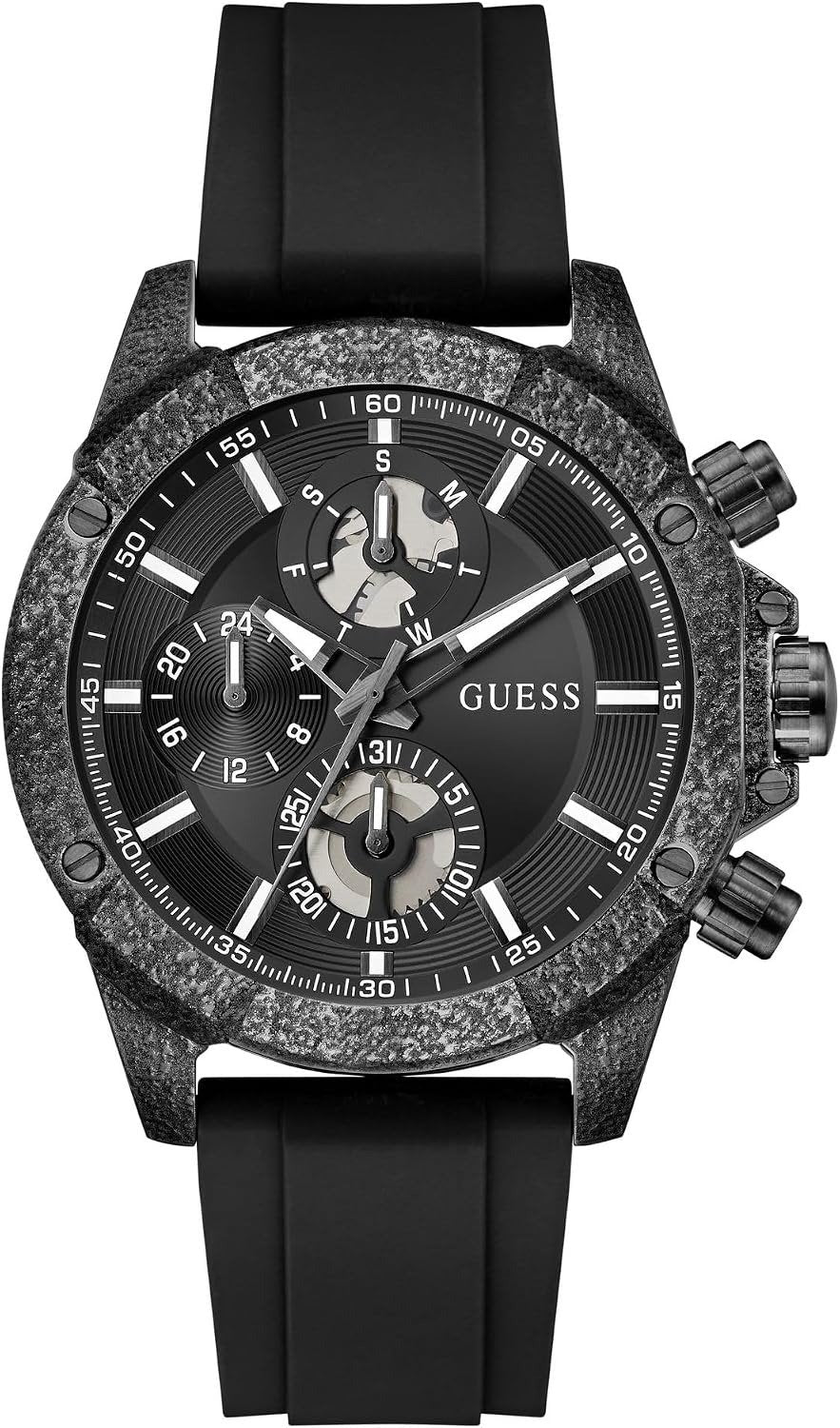 Guess Armbanduhr Herren TRISTAN Schwarz GW1135G3