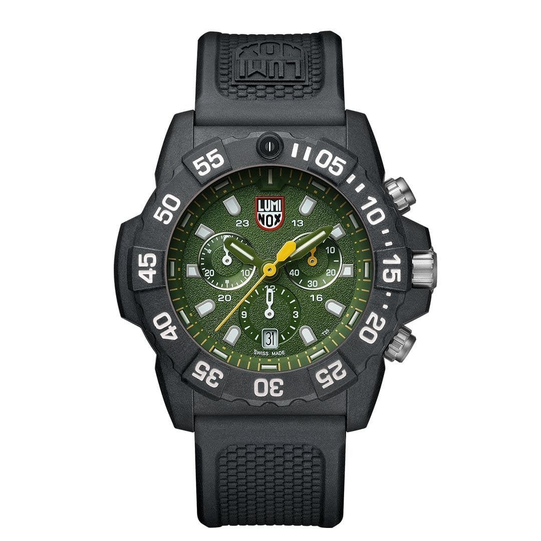 Luminox Herren Armbanduhr Navy SEAL Chronograph XS.3597 Grün/Schwarz