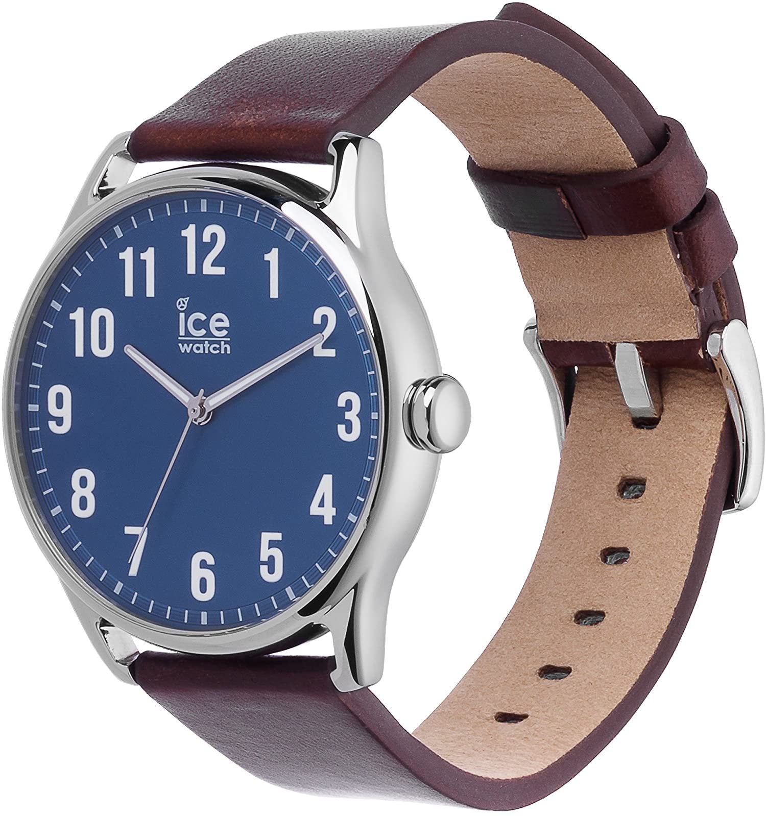 IceIce-Watch - ICE time Brown Blue - Men's wristwatch with leather strap - 013048 (Large)