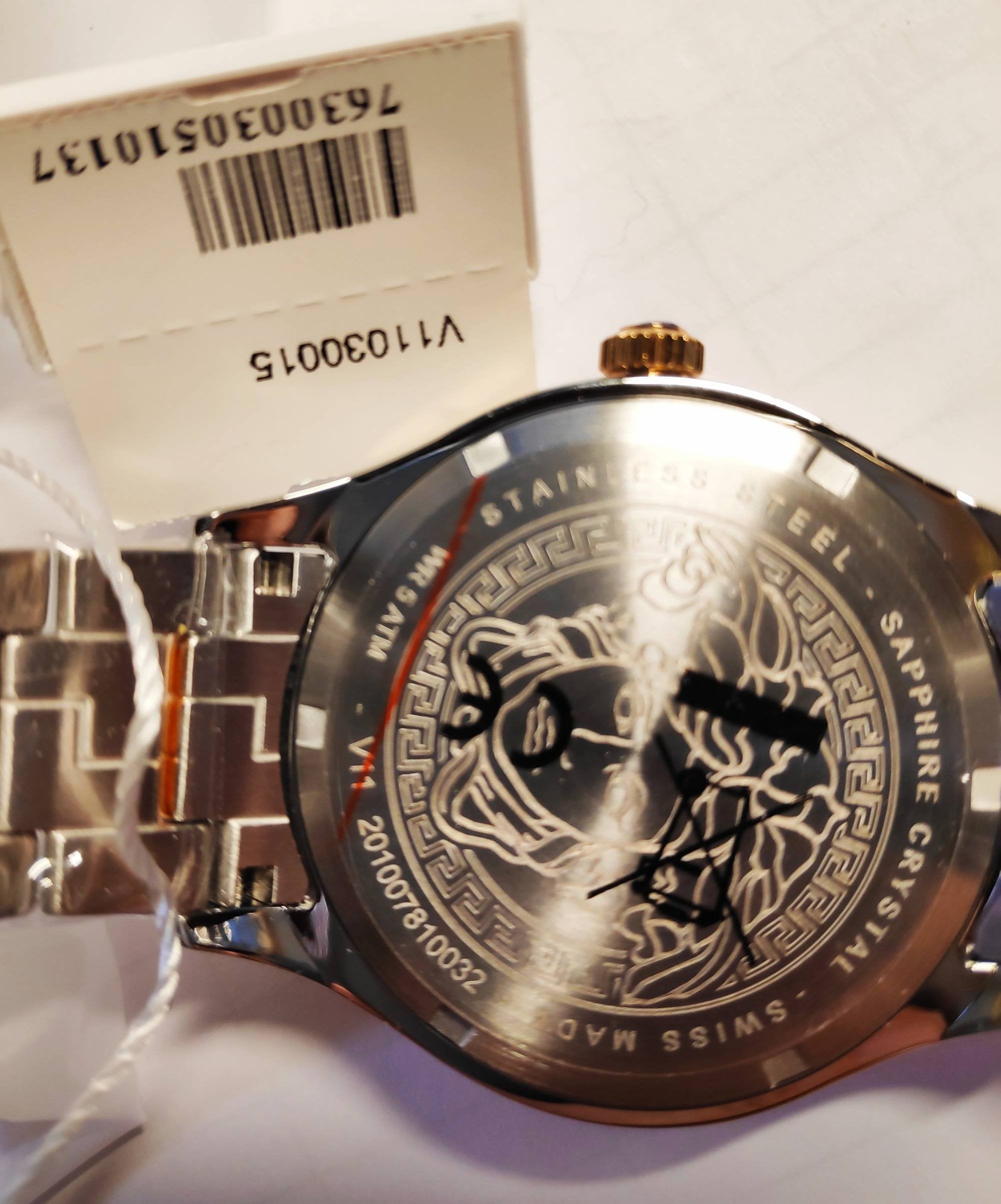 Versace Herren Armbanduhr Hellenyium GMT V1103 0015