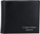 Calvin Klein Herren Geldbörse Micro Pebble Bifold with Coin Ref.: K50K508902BDS, Farbe: black
