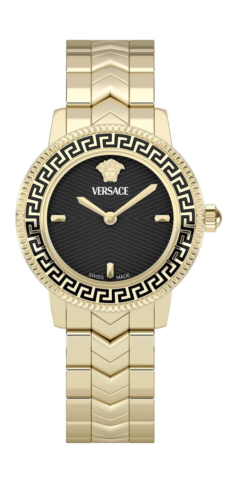 Versace Damen Armbanduhr V-ICON Gold VEUCA0824