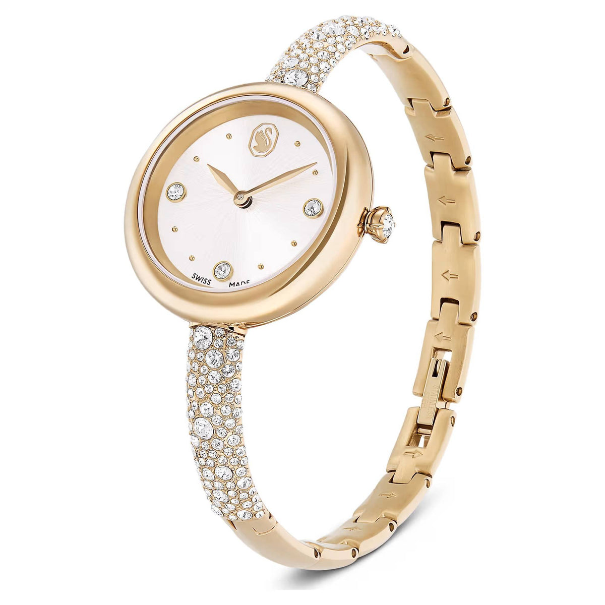 Swarovski Armbanduhr Damen Sublima Gold Weiß 5734635