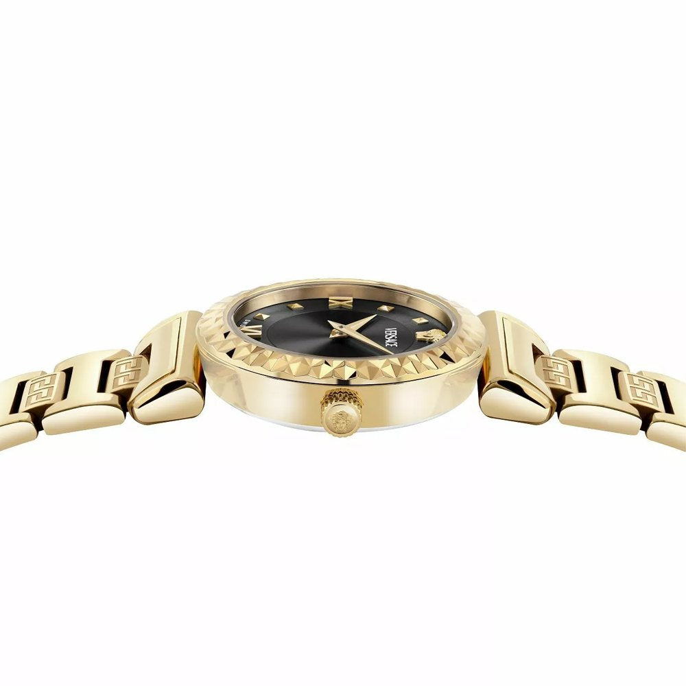 Versace Damenuhr Mini Vanity Gold/Schwarz VEGFA0825