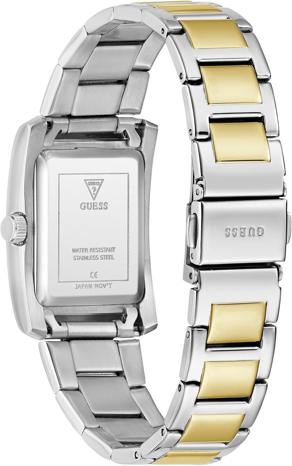 Guess Armbanduhr Damen Bonnie Analog Bicolor Silber Gold GW0876L3