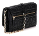 GUESS Umhängetasche Damen ASSIA Crossbody Flap Organizer Schwarz HWQG8499790‑BLA