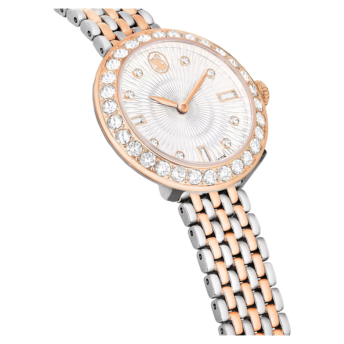 Swarovski Armbanduhr Damen Matrix tennis 7-link rosé bicolor 5672971