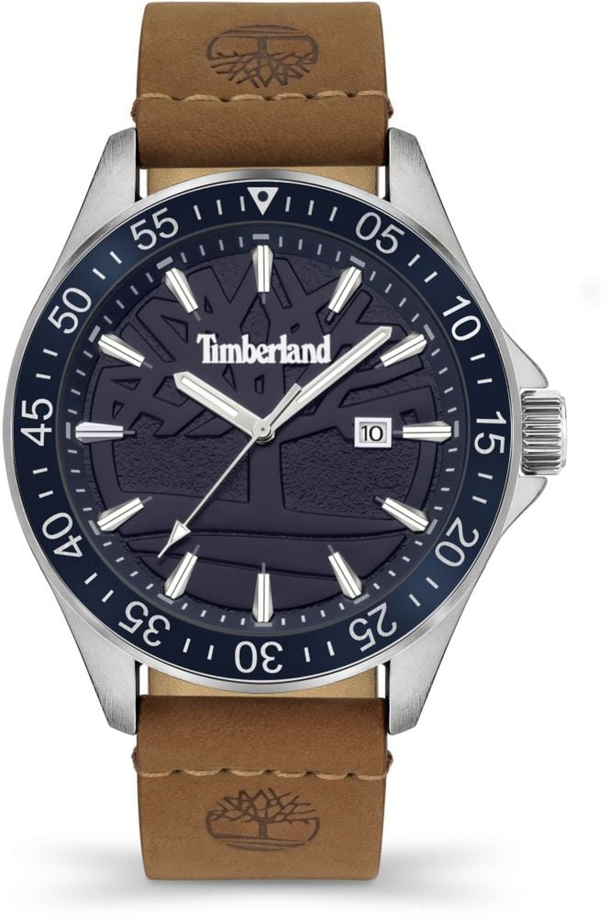 Timberland Armbanduhr Herren Lehighton Z Blau Braun TDWGB9001602M
