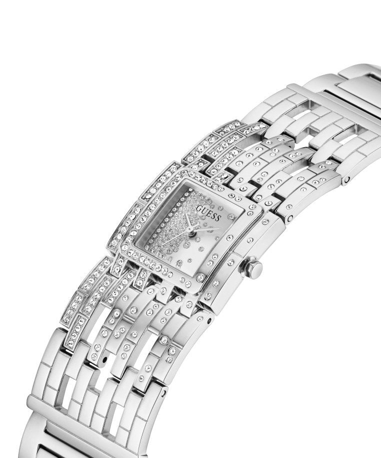 Guess Damen Armbanduhr WATERFALL silber 22 mm GW0441L1