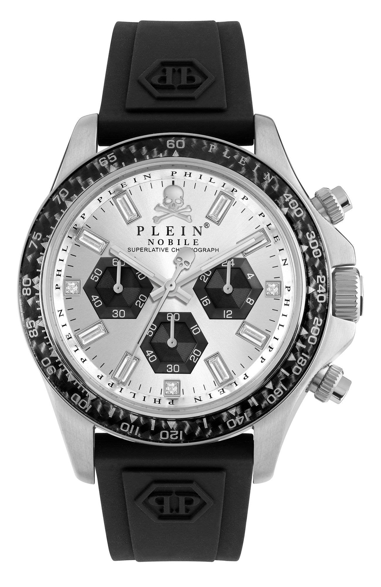 Philipp Plein Herrenuhr Nobile Racing Carbon Fiber