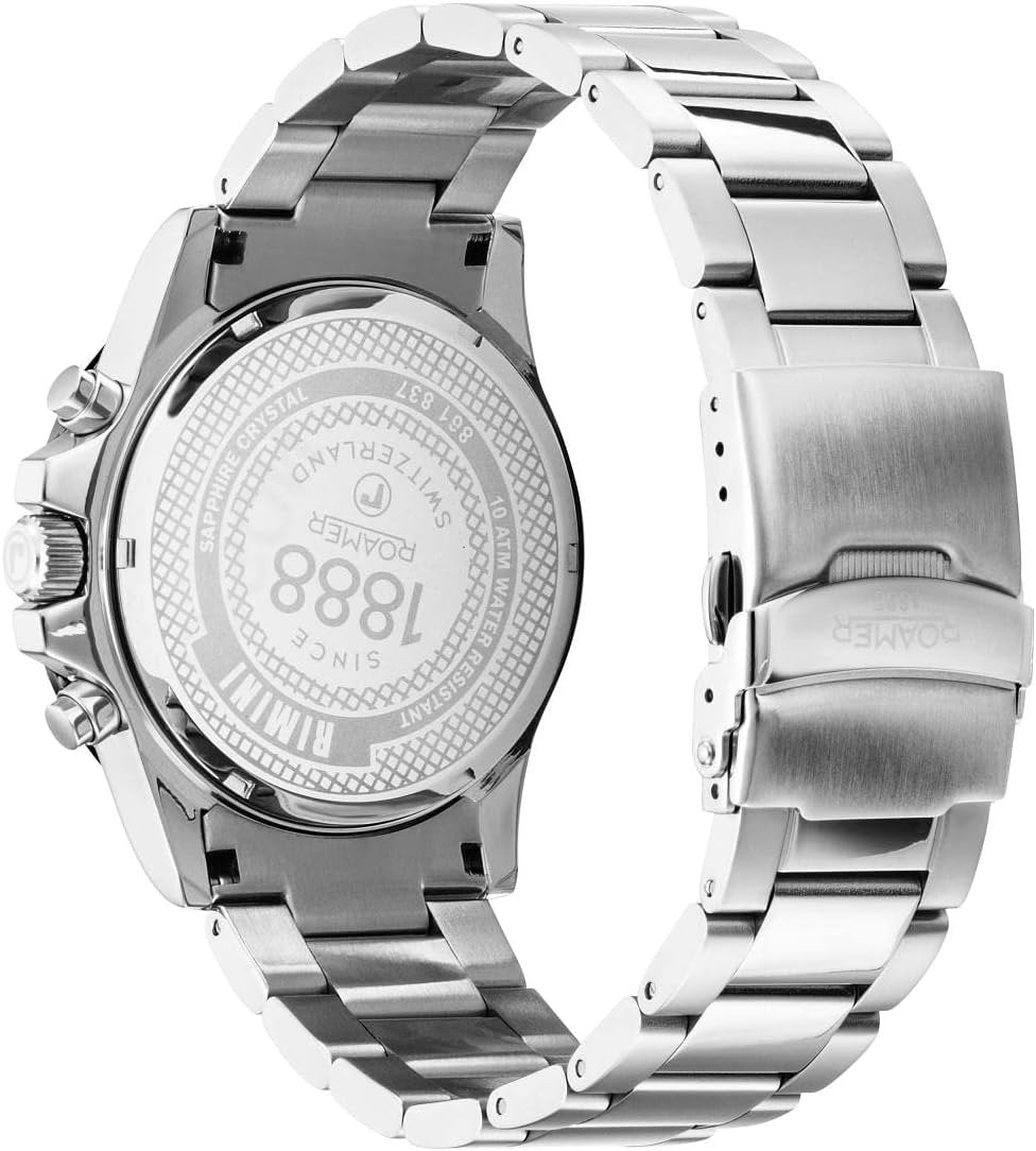 Roamer Herren Armbanduhr Chronograph Rimini silber 861837 41 15 20