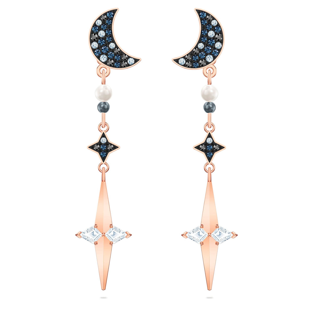 Swarovski Ohrringe Damen Symbolic Mehrfarbig Roségoldfarben 5489533