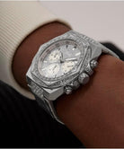 Guess Armbanduhr Herren Fury Multifunktion Silber GW0899G1