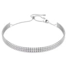 Swarovski Halskette Damen Matrix Tennis Choker Weiß rhodiniert 5685755