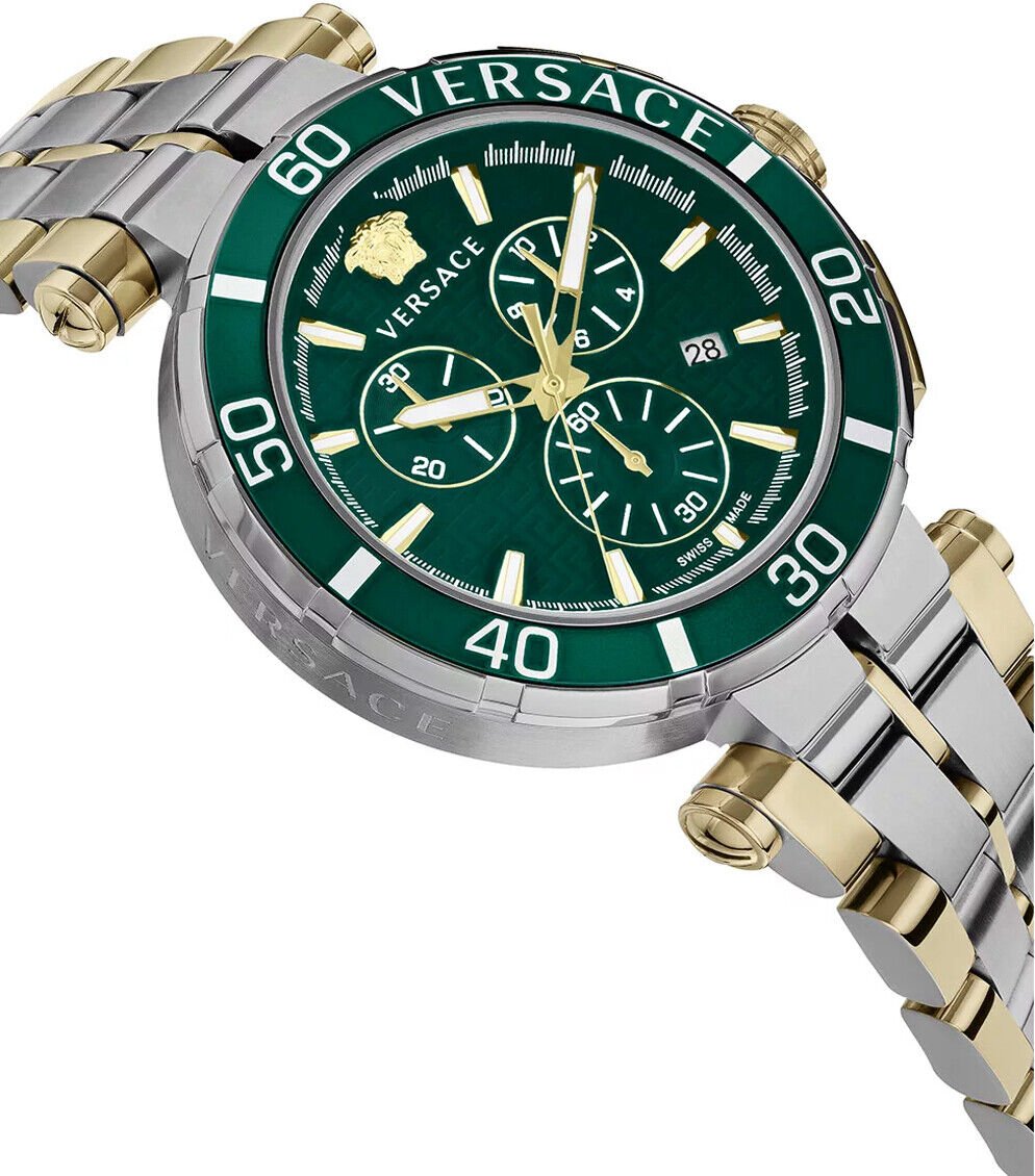 Versace Herren Armbanduhr GRECA CHRONO 45 mm VE3L00422