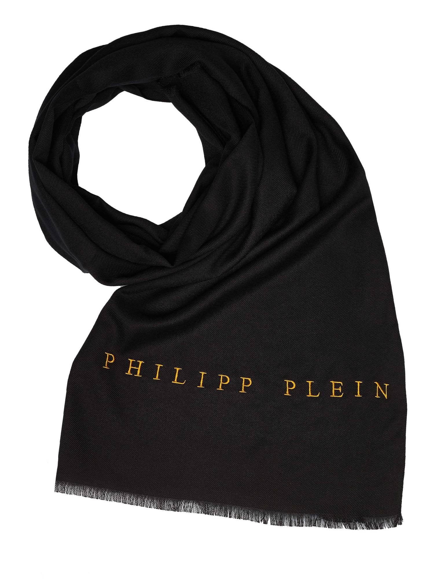 Philipp Plein Schal Halstuch Stola mit gesticktem Logo