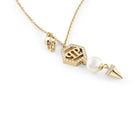 Philipp Plein Damen Halskette RHAPSODY Goldfarben, Weiß PJ8EA05NU