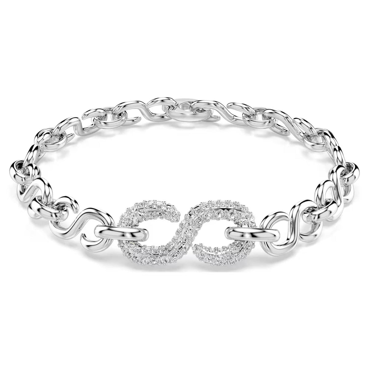Swarovski Armband Unisex Dextera Rundschliff Weiß Rhodiniert 5747642