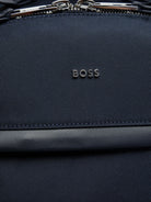 HUGO BOSS Herren Rucksack mit Logo und Zwei-Wege Reissverschluss Dunkelblau 50504306