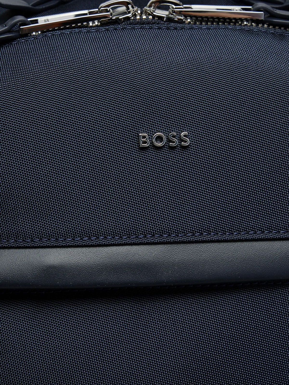 HUGO BOSS Herren Rucksack mit Logo und Zwei-Wege Reissverschluss Dunkelblau 50504306