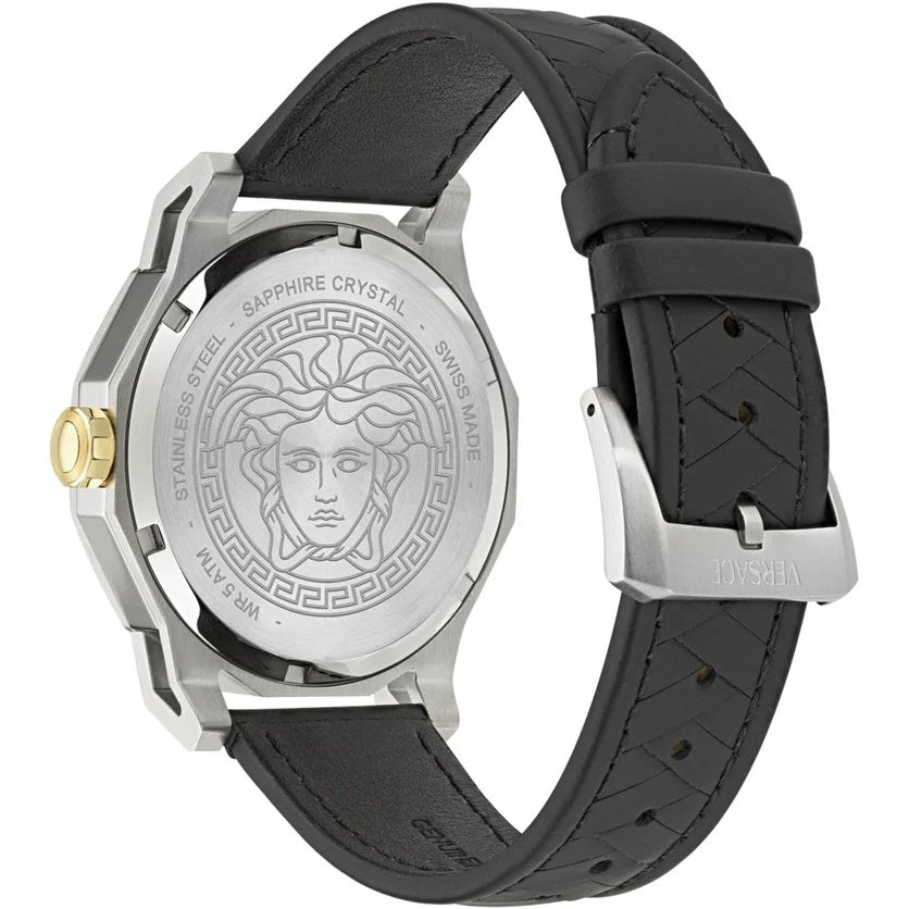 Versace Armbanduhr Unisex Medusa Deco Gent VE9I00124 Silber/Schwarz