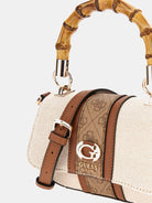 Guess Handtasche Damen Kerima Bamboo Handle Natural HWAG9337780NLL