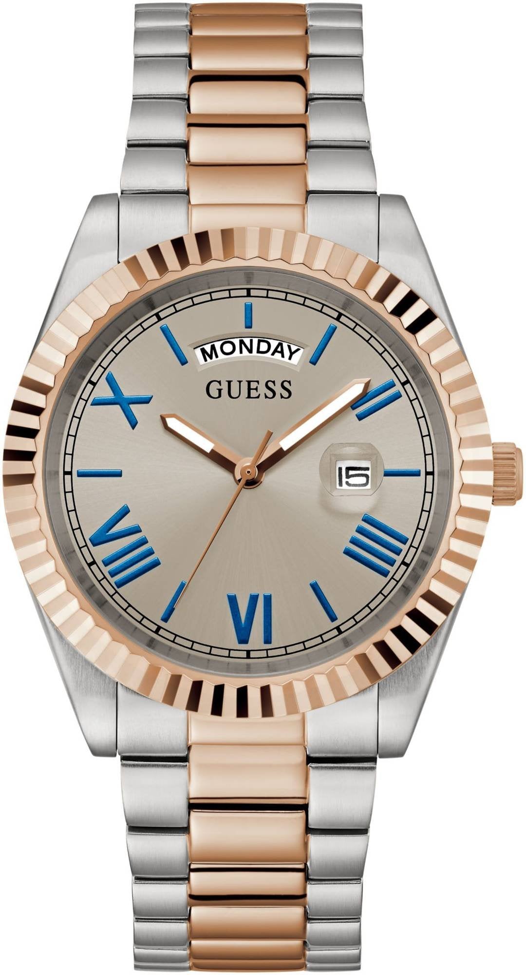 Guess Herren Armbanduhr bicolor GD CONNOISSEUR GW0265G13