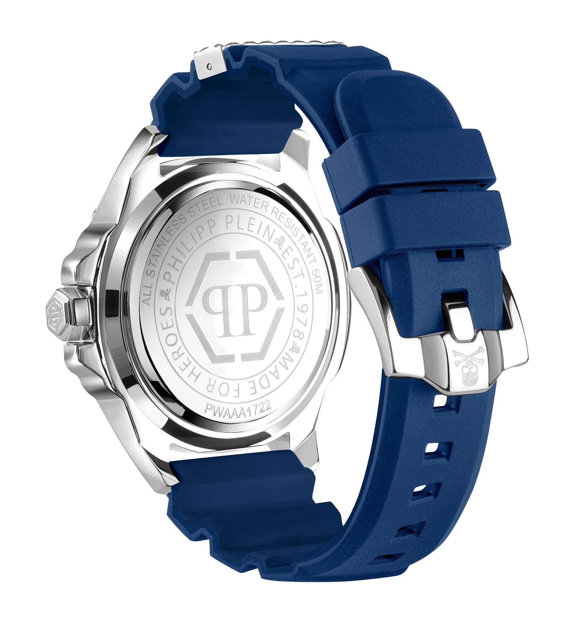 Philipp Plein Herrenuhr The $kull Carbon Fiber