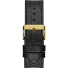 Guess Herren Uhr Edelstahl Farbe Gold Amband Leder/silikon GW0204G1