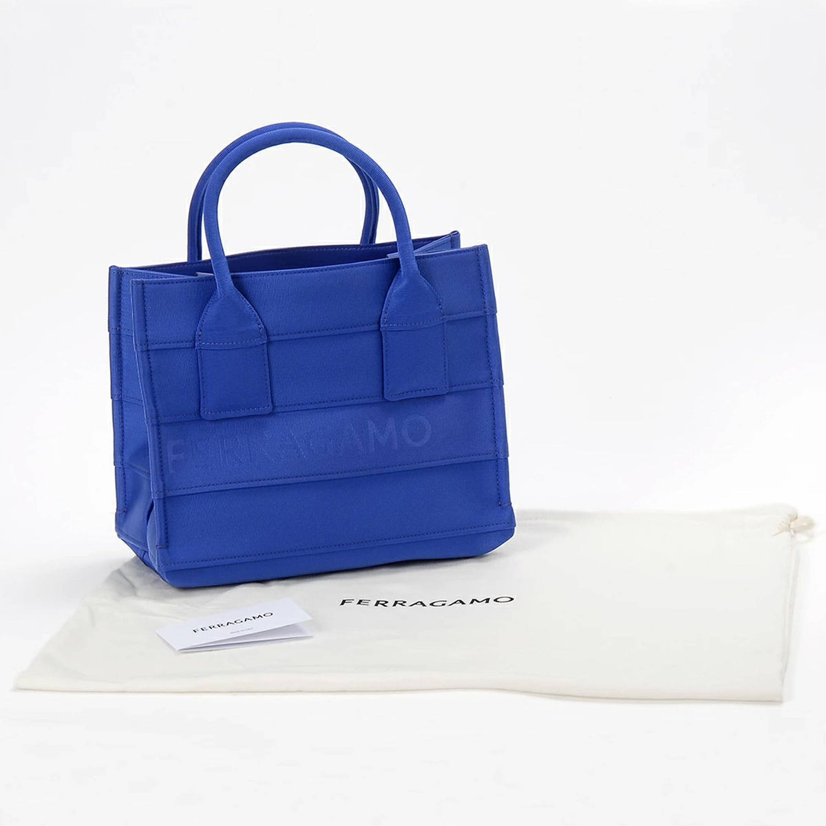 Salvatore Ferragamo Handtasche Damen Beachwear Gros Tote Lapis Blau 214988 765807