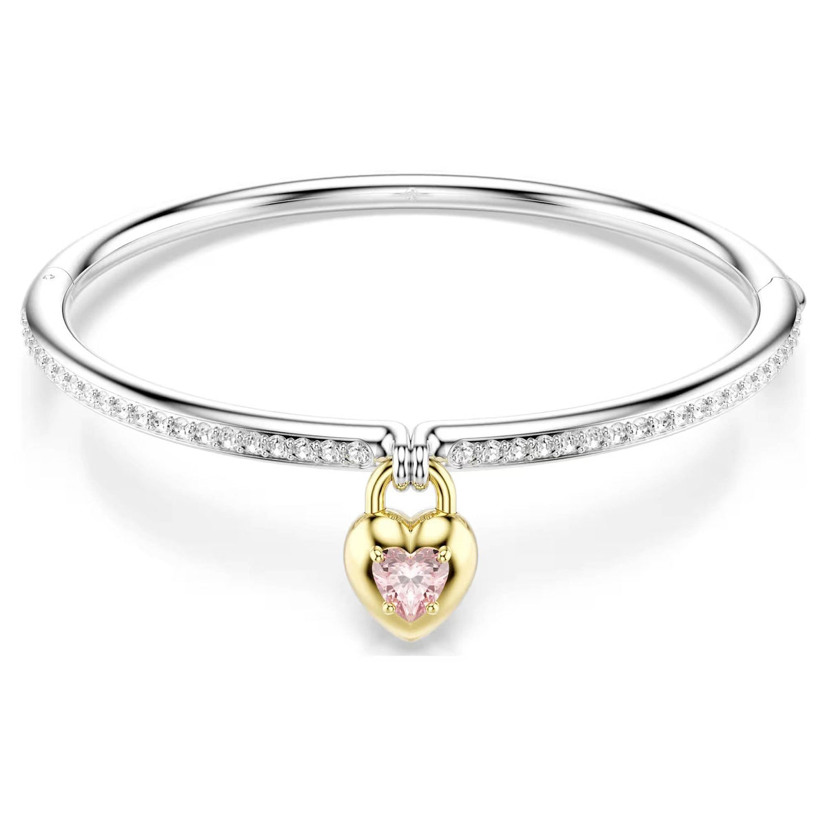 Swarovski Armreif Damen Idyllia Herz Rosa Metallmix L 5737265