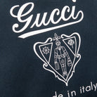 Gucci Rucksack Herren Bedruckter Canvas Rucksack Größe Medium Marineblau 821643 FAD79 4045