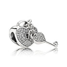 PANDORA Damen-Charm Moments Herz 925 Silber Zirkonia weiß - 791429CZ