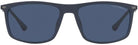 Emporio Armani 0EA4171U Sonnenbrille, Mattblau/Blau, Größe 57 für Herren, Matte Blue/Blue