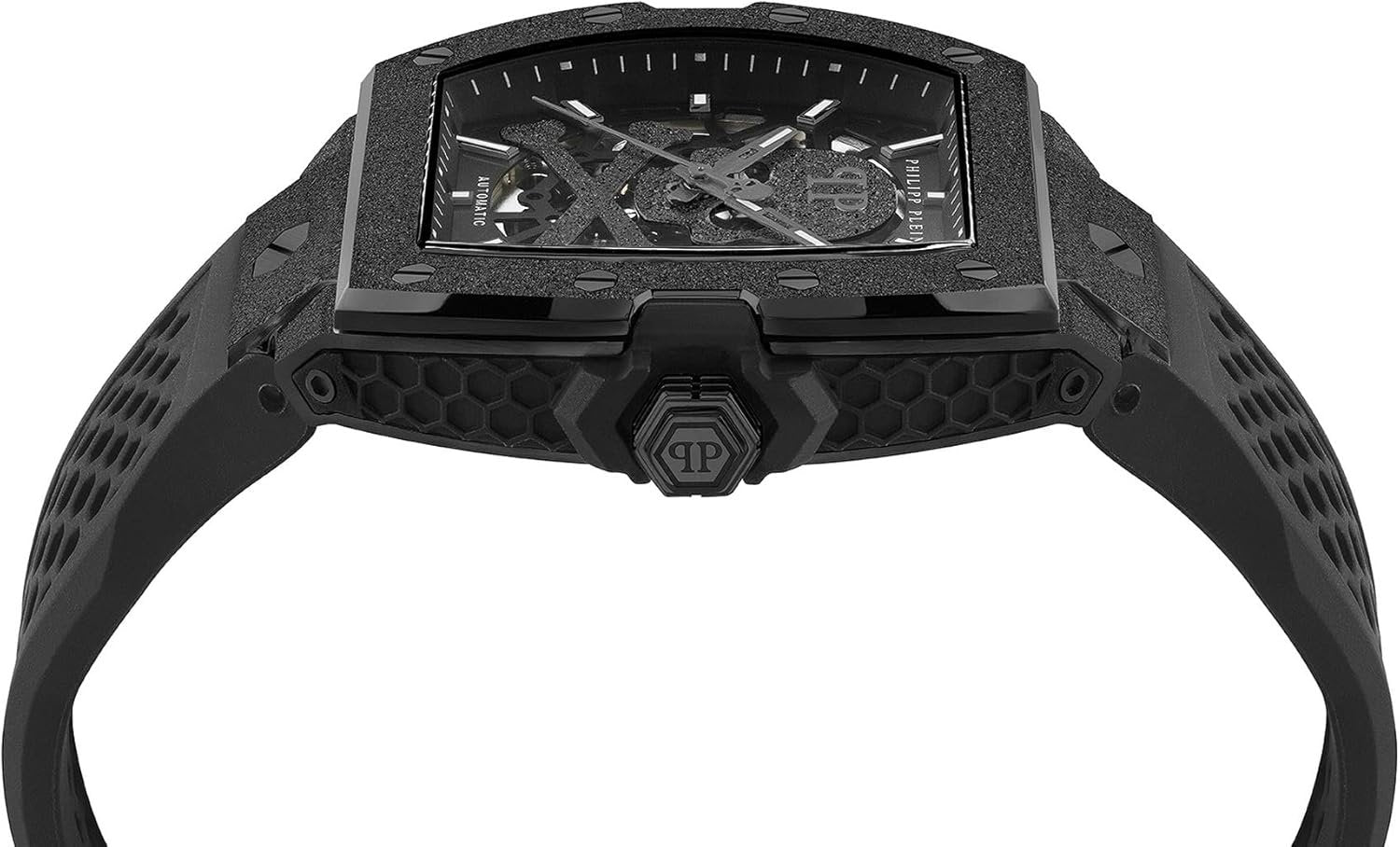 Philipp Plein Automatikuhr Herren The $keleton Frosted PWJFA1125 Schwarz