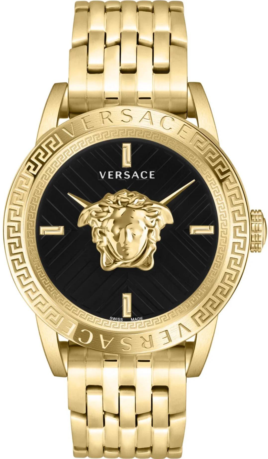 Versace Herren Quarzuhr V-Code Restyling Gold VESN00922