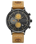 Timberland Armbanduhr Herren Sterling Dual Time Schwarz Braun TDWGF2182902
