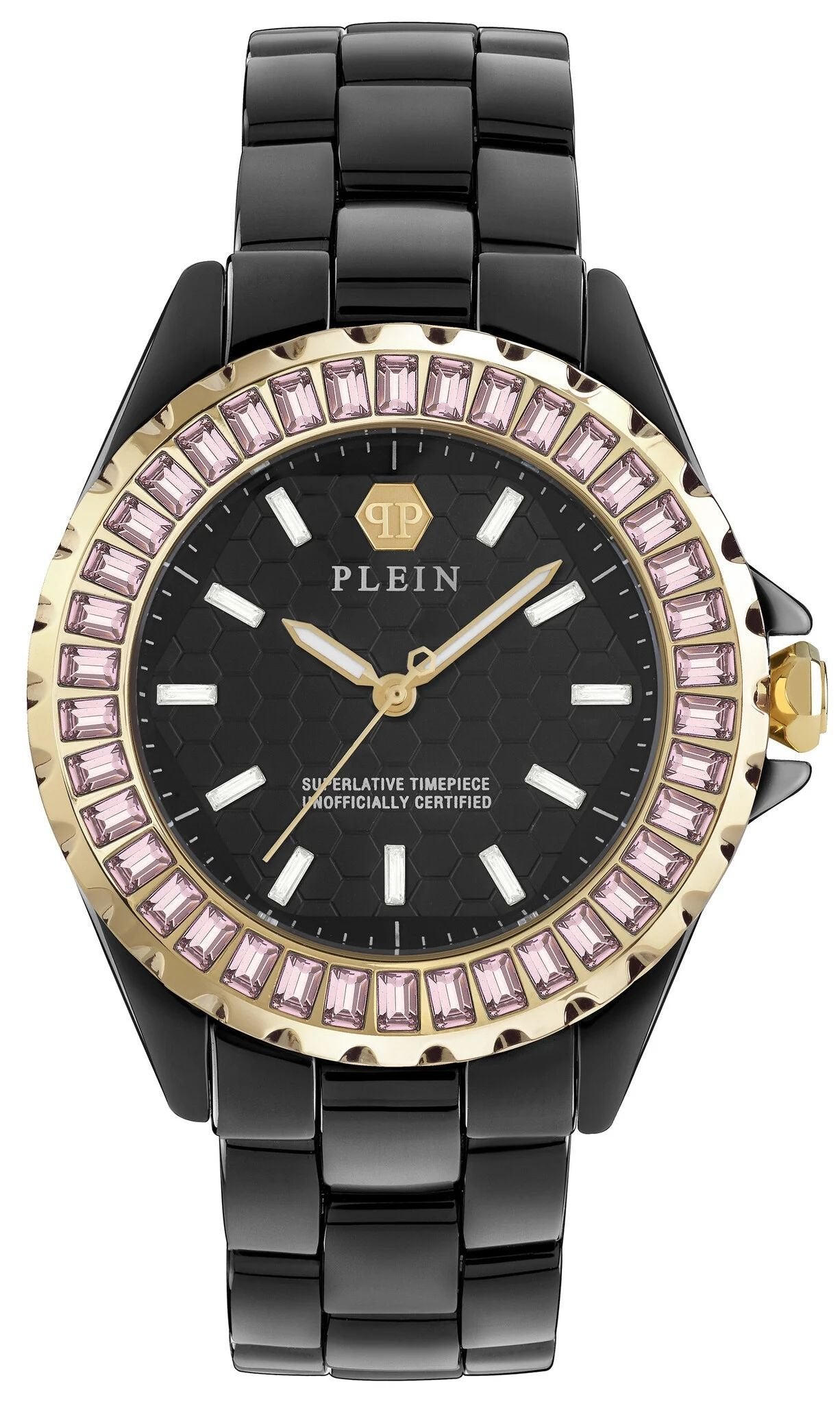Philipp Plein Damenuhr Heaven Ceramic Schwarz PWPPA0324