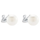 Swarovski Ohrringe Damen Iconic Swan Silberfarben 5215037